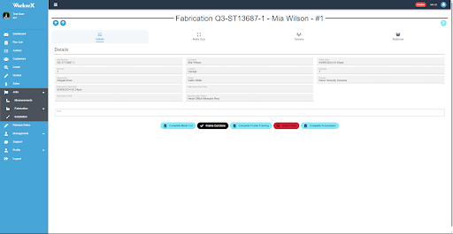 WorkerX installations screen